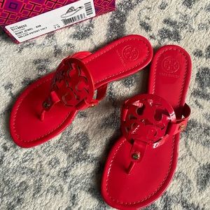 Tory Burch Miller sandals Ruby color
